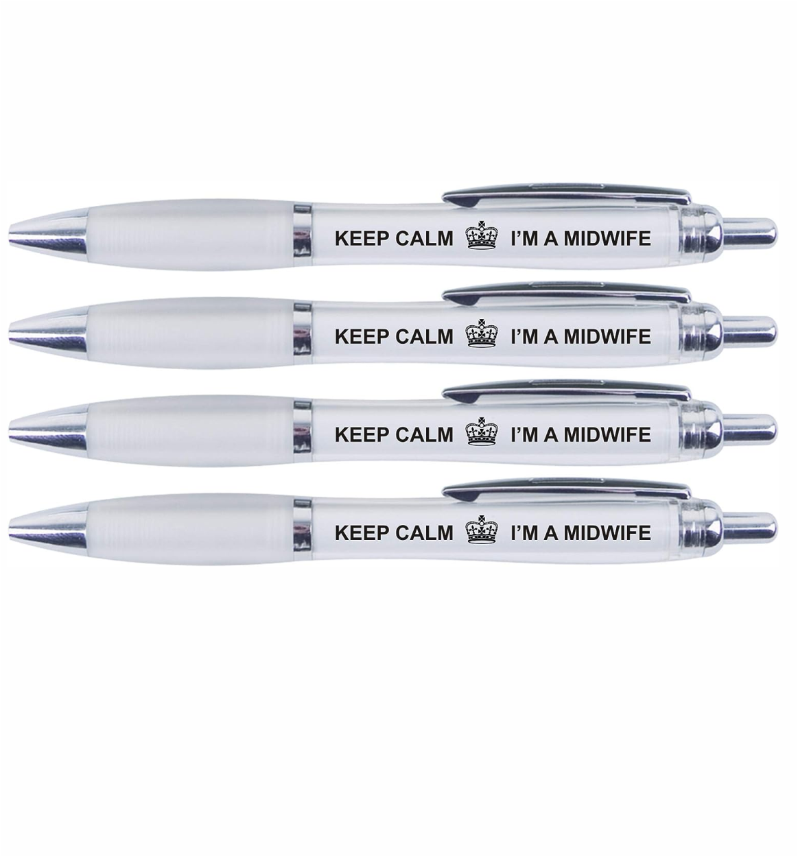 4 x Keep calm I'm a midwife pen