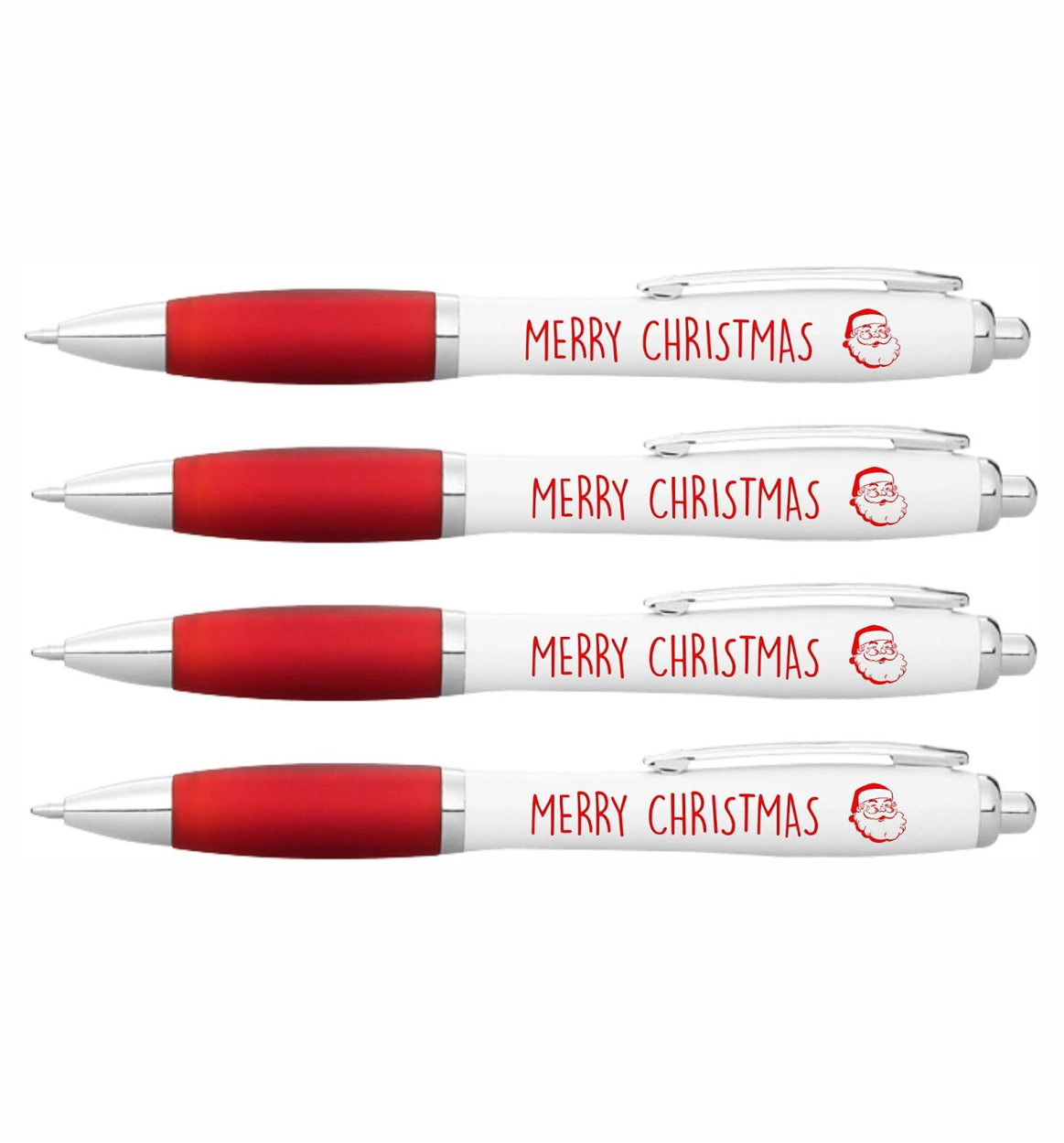 4 x Merry Christmas pens