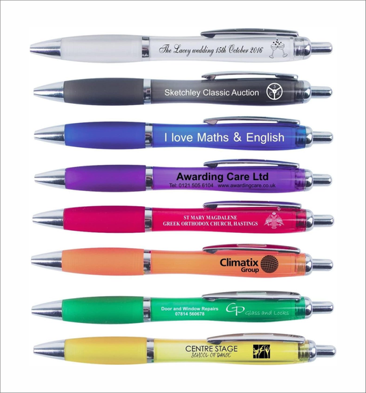 Personalised printed pens