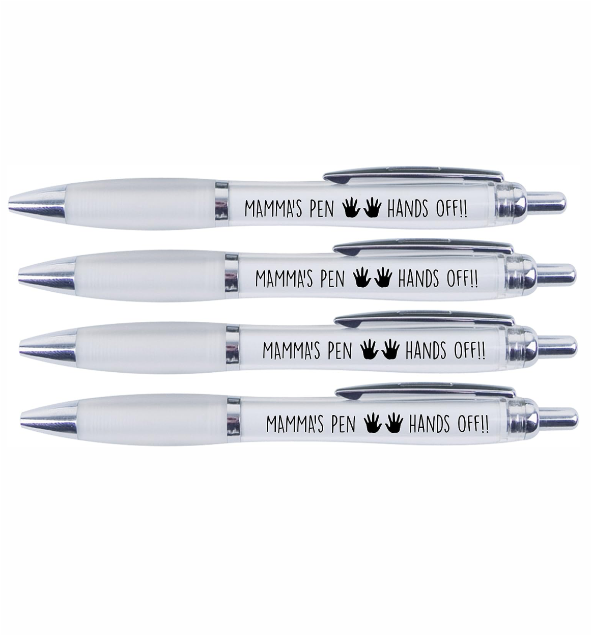 4 x Mammas Pens "HANDS OFF"