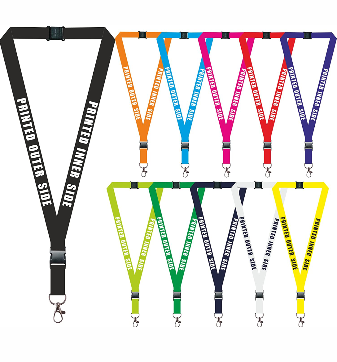 Personalised clip lanyard