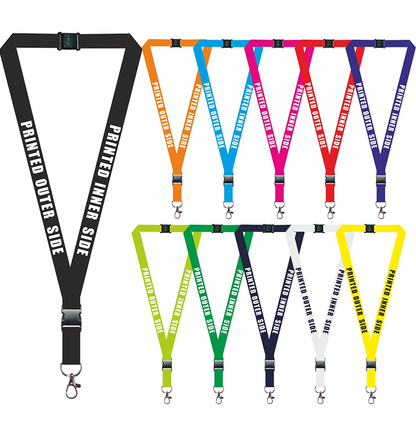 Personalised clip lanyard