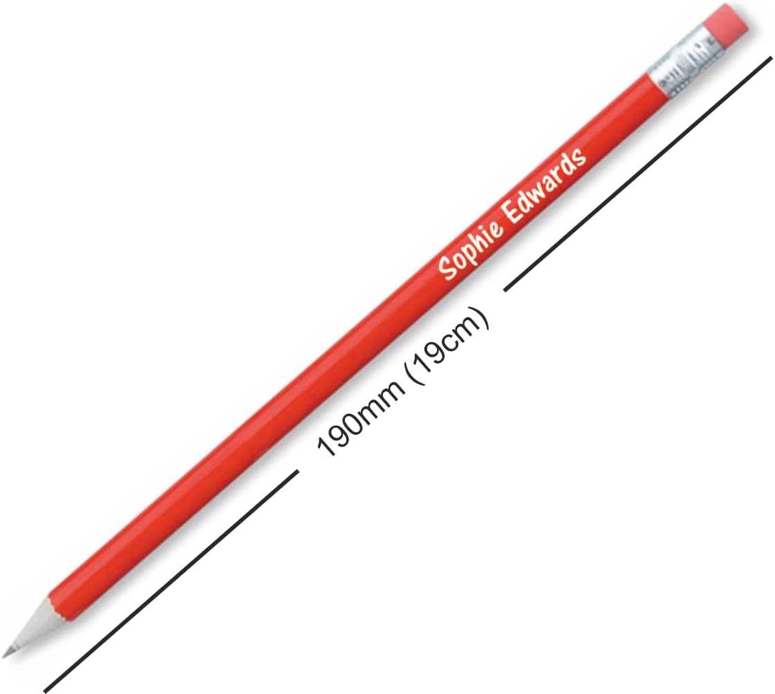 8x Personalised Recycled Pencils