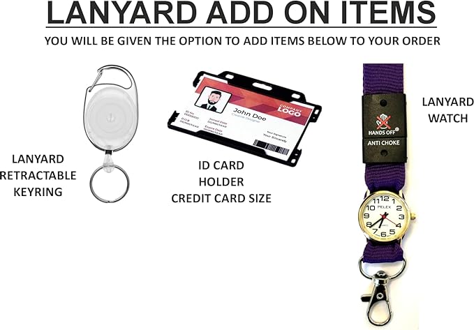 Anti choke Personalised Printed Lanyard
