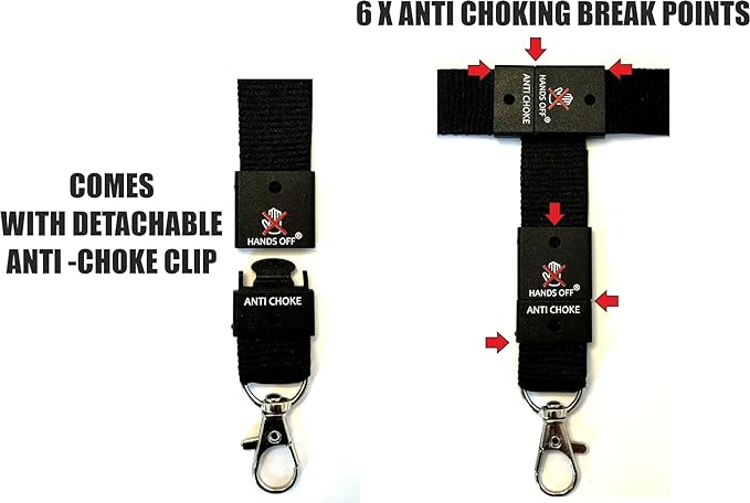 Anti choke Personalised Printed Lanyard