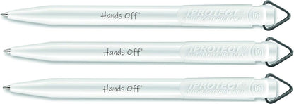 Hands Off white Antibacterial Pen's x 5