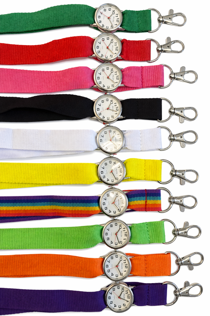 Personalised Lanyard with Integrated Watch