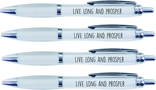 4x Live Long and Prosper pens