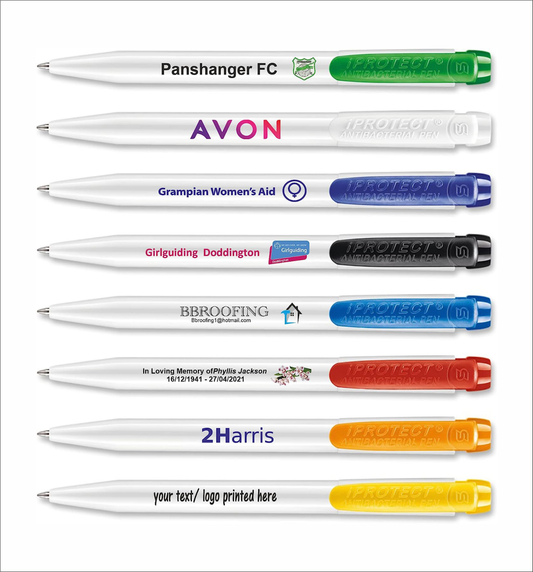 Personalised antibacterial pens