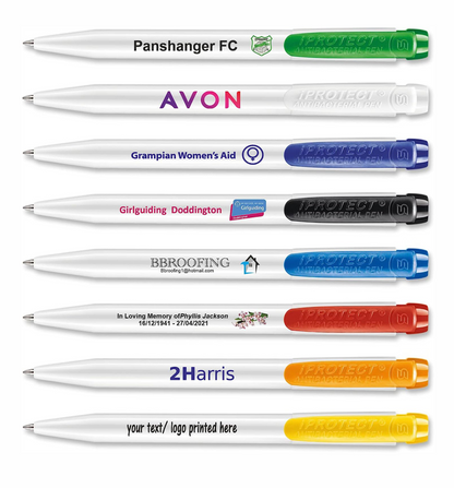 Personalised antibacterial pens