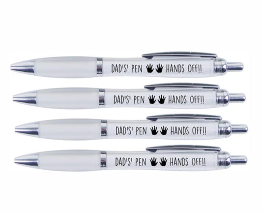 4x Dads pen hands off
