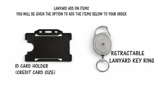 Personalised Lanyard with Integrated Watch