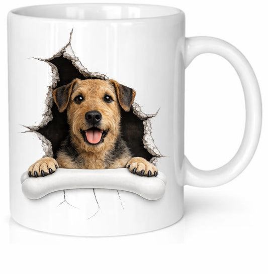 Personalised Dog Breed Mug – Custom Name on Bone