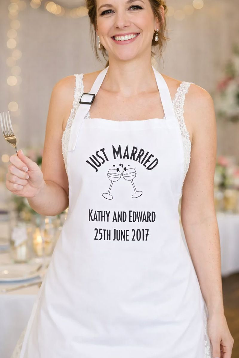1 x Personalised Wedding Apron