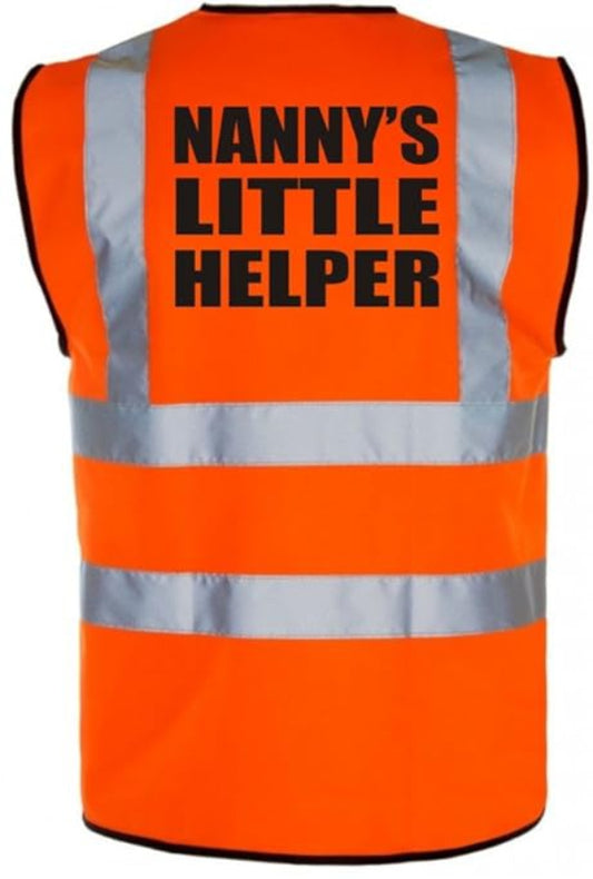 Kids Novelty High Visibility Vests Orange