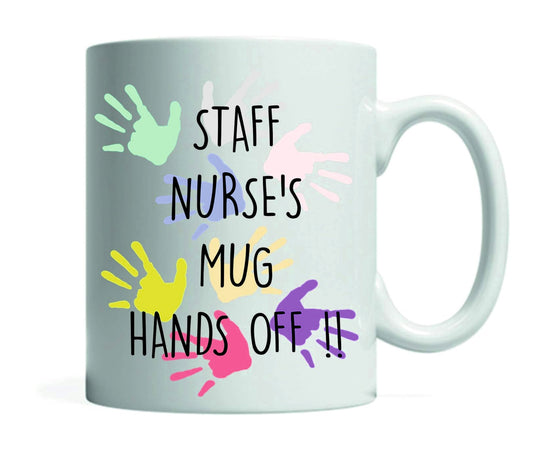 Staff Nurse's Mug hands off