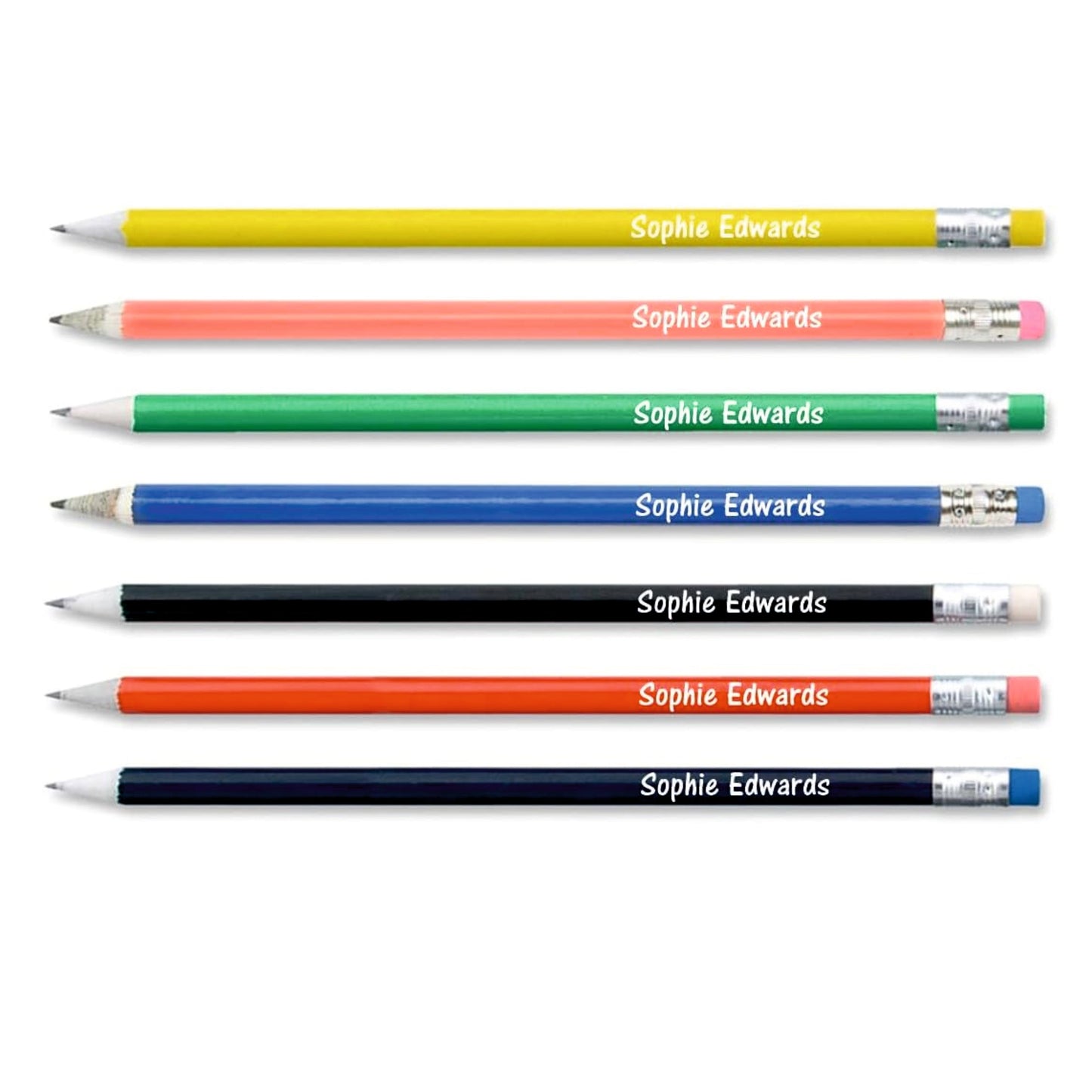 8x Personalised Recycled Pencils