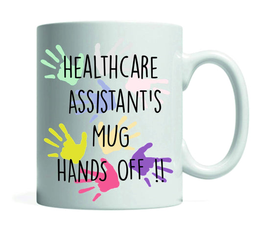 Healthcare Assistant's Mug hands off