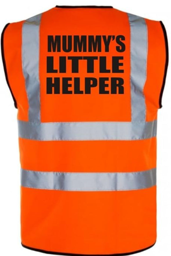 Kids Novelty High Visibility Vests Orange