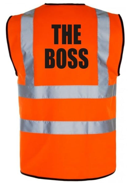 Kids Novelty High Visibility Vests Orange