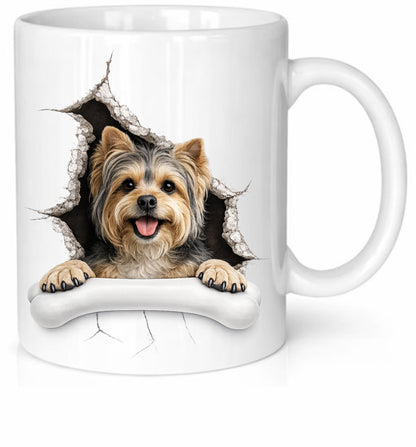Personalised Dog Breed Mug – Custom Name on Bone
