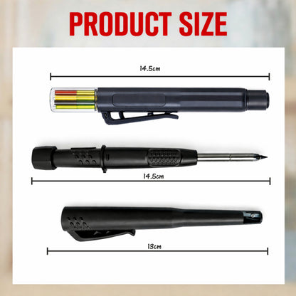 Personalised Construction Pencil with Inbuilt Sharpener | Custom Builder Pencil