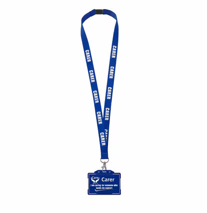 Carer Lanyard Comes with ID Card Holder and Plastic card