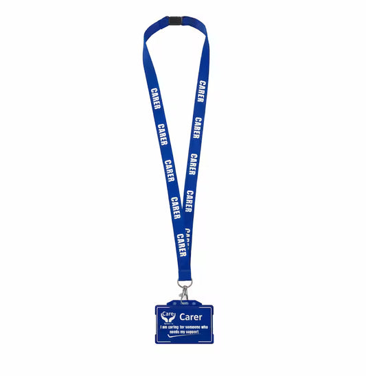 Carer Lanyard Comes with ID Card Holder and Plastic card