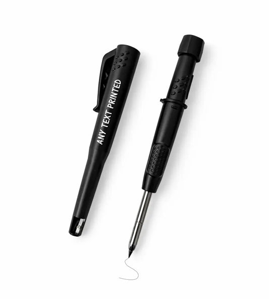 Personalised Construction Pencil with Inbuilt Sharpener | Custom Builder Pencil