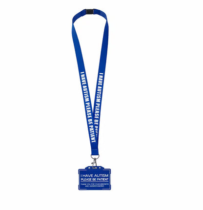 Autism Awareness Lanyard | Please Be Patient ID Card