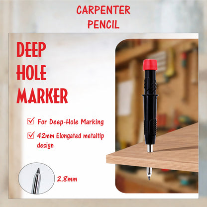 Personalised Construction Pencil with Inbuilt Sharpener | Custom Builder Pencil