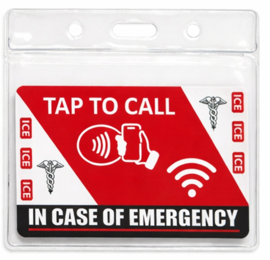NFC In Case of Emergency (ICE) Card – Tap to Call Emergency Contact