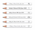 Personalised Wedding mini pencils