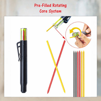 Personalised Construction Pencil with Inbuilt Sharpener | Custom Builder Pencil