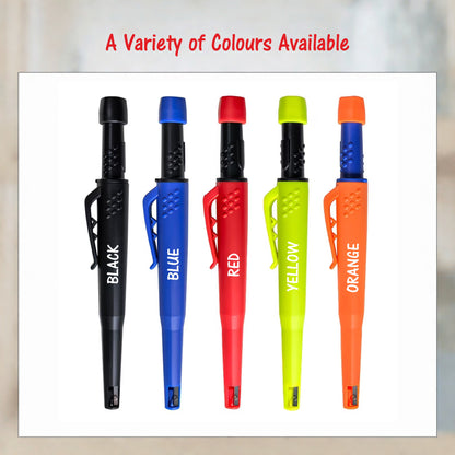 Personalised Construction Pencil with Inbuilt Sharpener | Custom Builder Pencil