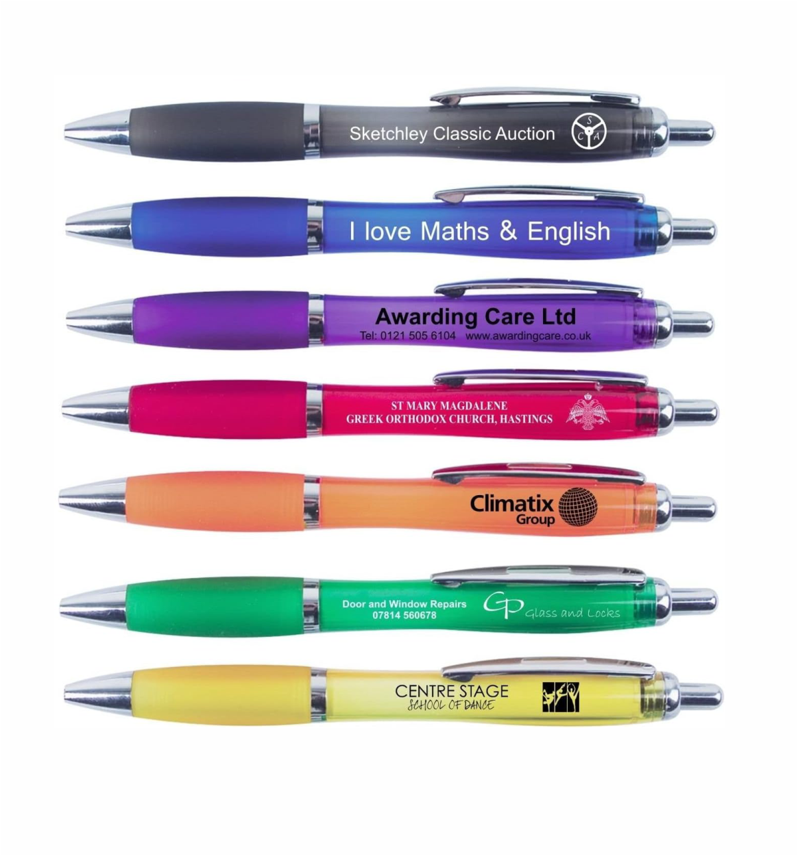 Printed Custom Personalised Promotional Pens